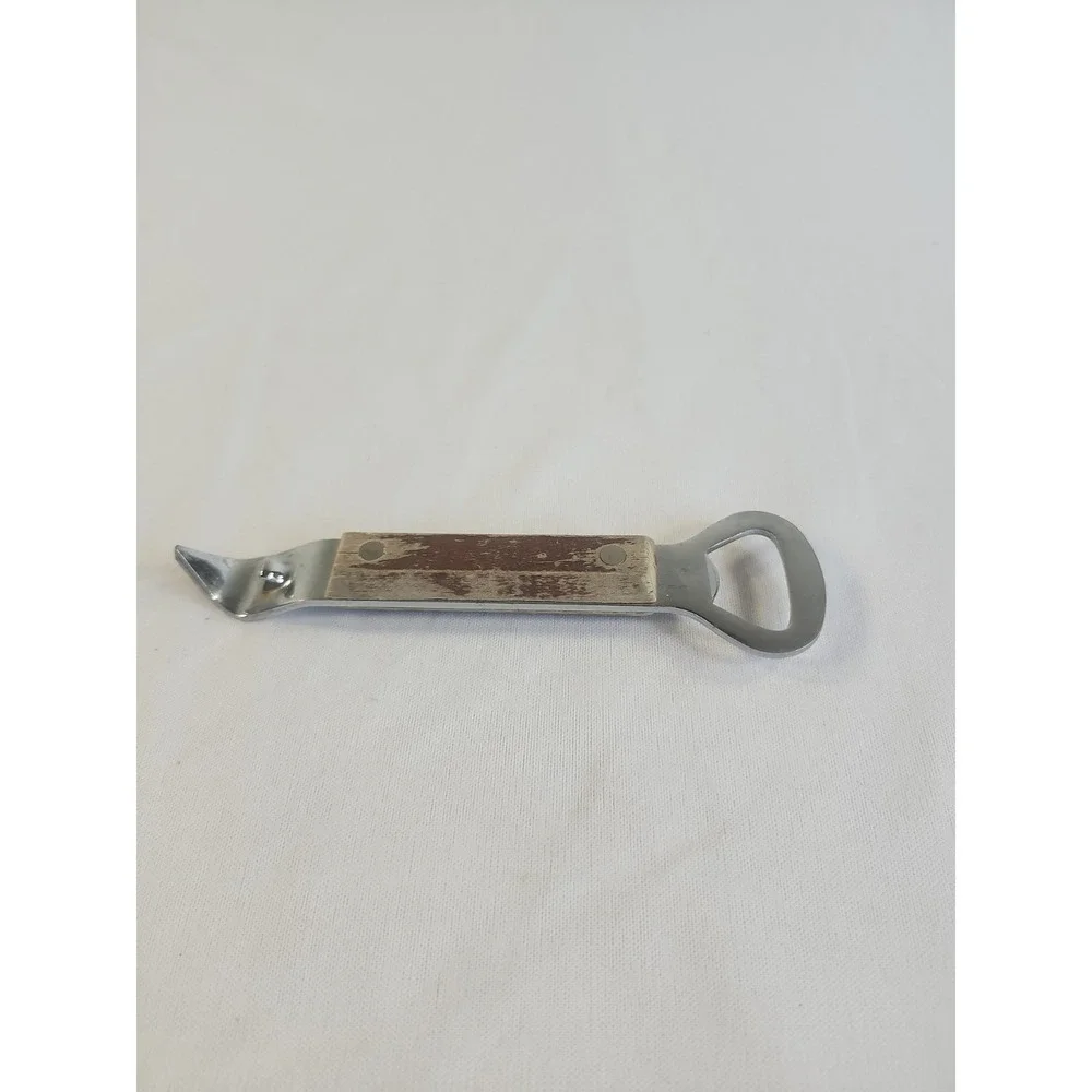 Vintage EKCO Can Piercer Wood Handle Church Key Camping Bottle Can‎ Opener